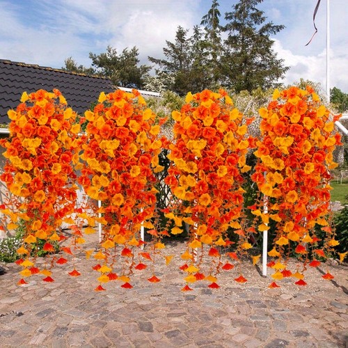4pcs artificial morning glory - artificial,